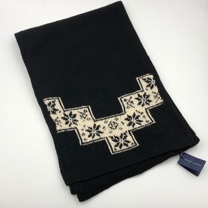 Ralph Lauren Sun Valley Fair Isle Nordic Wool Scarf